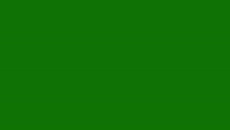 Hand-Drawn-Abstract-Brush-Line-Element-on-a-Green-Screen-Background